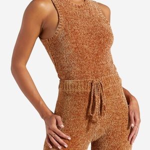 Tan jogger tank and pants